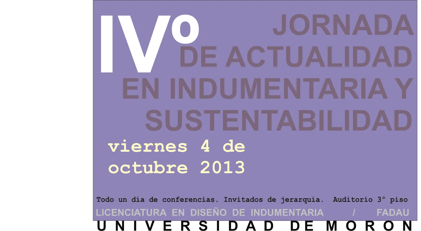 Public Jornada Para Publi Actualidad En Indumentaria Y Sustentabilidad - Moda Sostenible