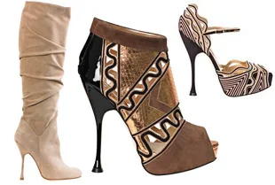 Brian Atwood Brian Atwood, Zapatos Con Inspiración En La Arquitectura - Moda Y Diseñadores Calzado, Cuero