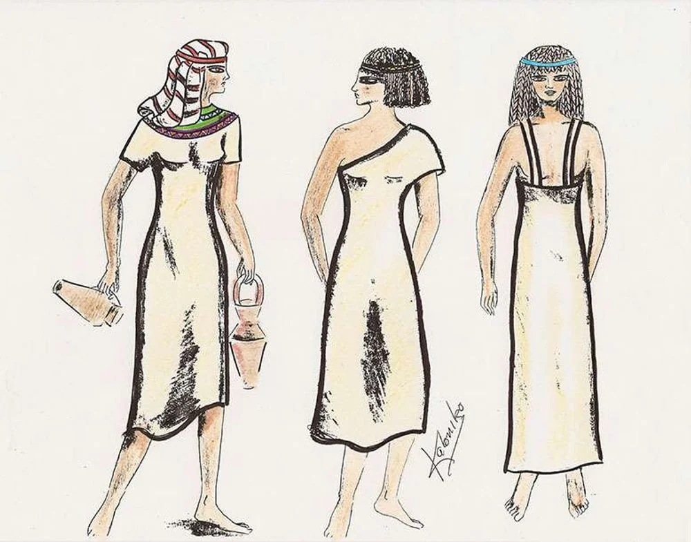 Egipto Historia De La Moda: Antiguo Egipto - Diseñodemoda