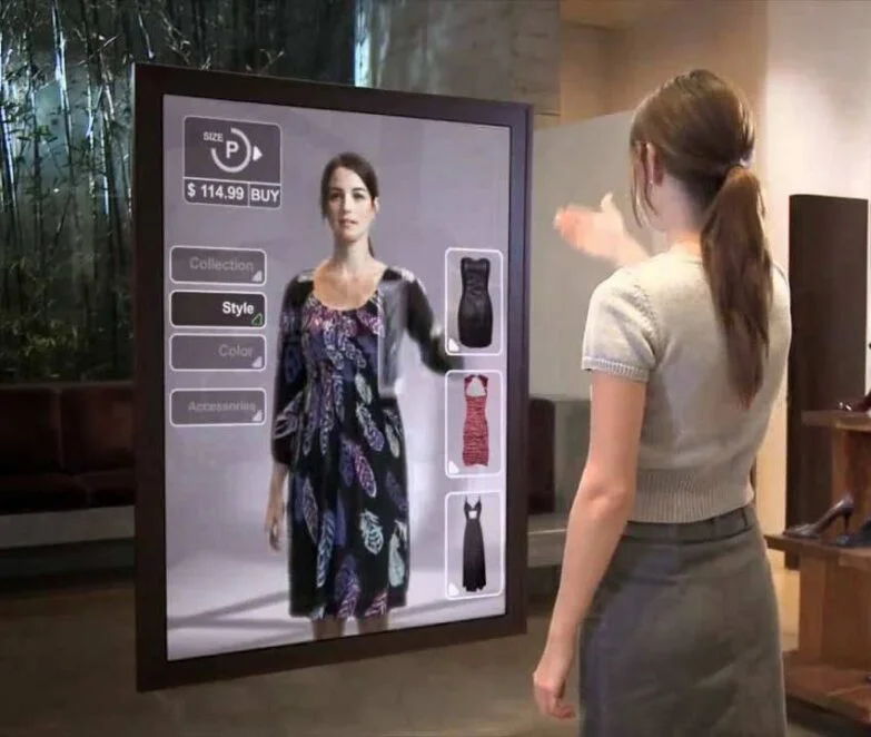 Tecnología Revoluciona Las Tiendas Lo Último En Moda Y Tecnología: Probador De Indumentaria Virtual - Empresas Textiles