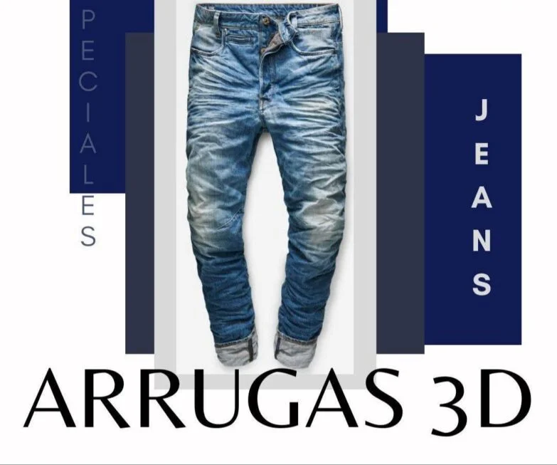 Tratamientos Para Jeans Arrugas 3D 1 Tratamientos Especiales Para Jeans: Arrugas 3D - Empresas Textiles