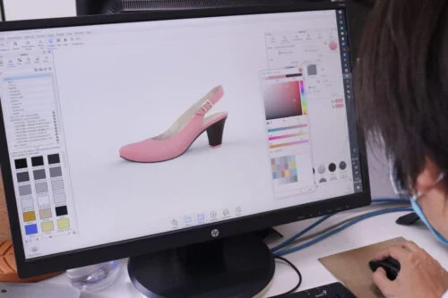Render De Calzado 2 Tecnología 3D En La Industria Del Calzado - Máquinas Calzado/Cuero