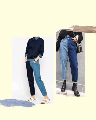 Jea 1 Microtendencia En Alta: Jeans Bicolor - Tendencias 24/25 En Textil E Indumentaria