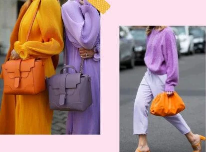 Color 1 Tendencias 2022: Violeta + Naranja - Tendencias 24/25 En Textil E Indumentaria