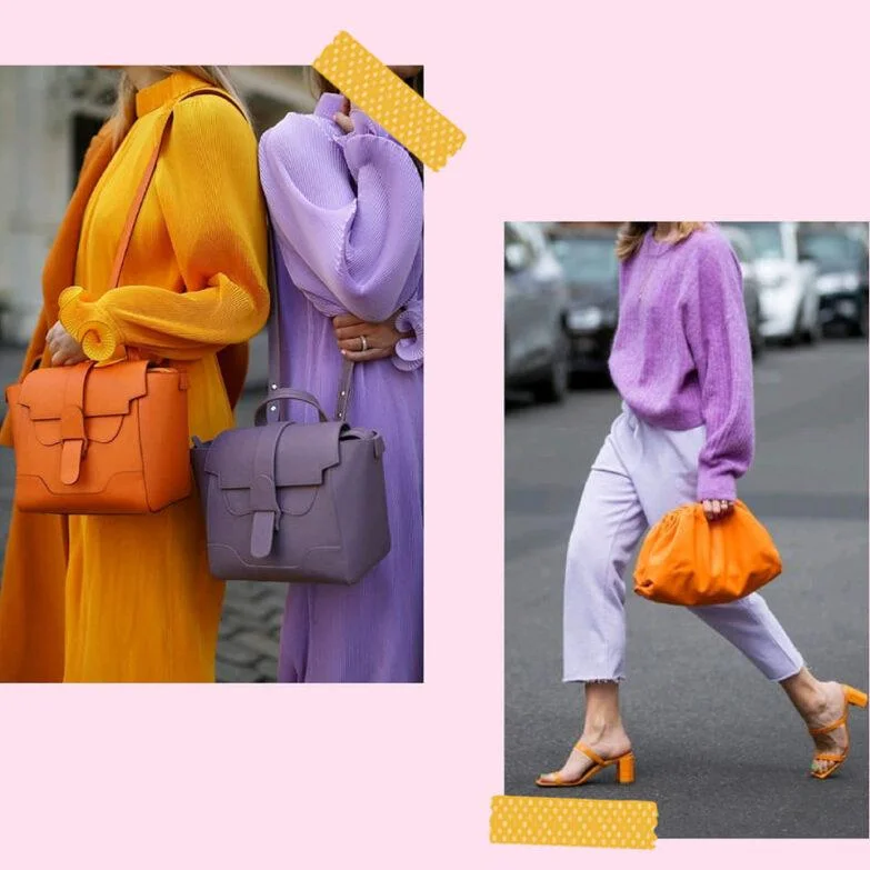 Color 1 Tendencias 2022: Violeta + Naranja - Tendencias 24/25 En Textil E Indumentaria