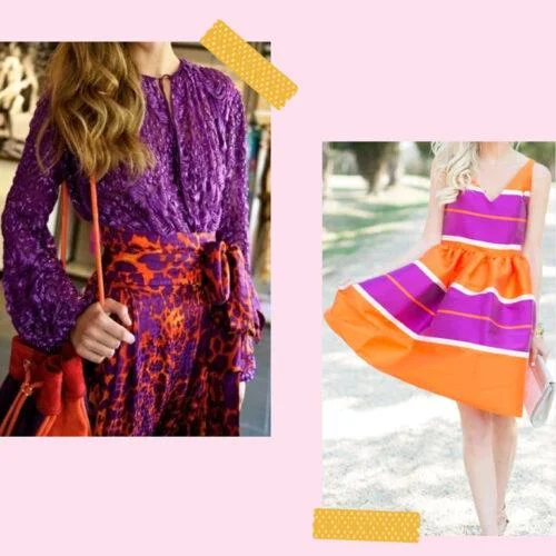 Color 2 Tendencias 2022: Violeta + Naranja - Tendencias 24/25 En Textil E Indumentaria